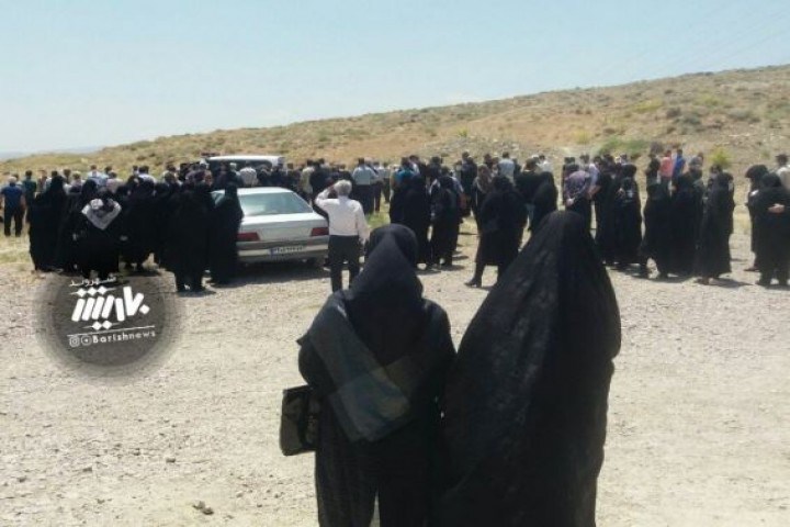 تشیع جنازه در یکی از روستاهای ارومیه
