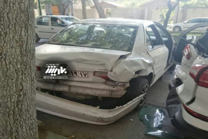 حادثه شدید رانندگی در خیابان دانشکده