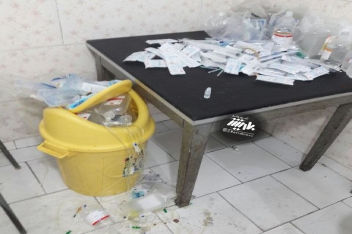 وضعیت نامناسب یکی از مطب های در این روزهای کرونایی و شرایط حاد