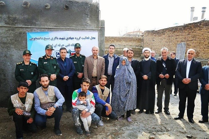 نوسازی یک باب ساختمان مسکونی در اردوی جهادی