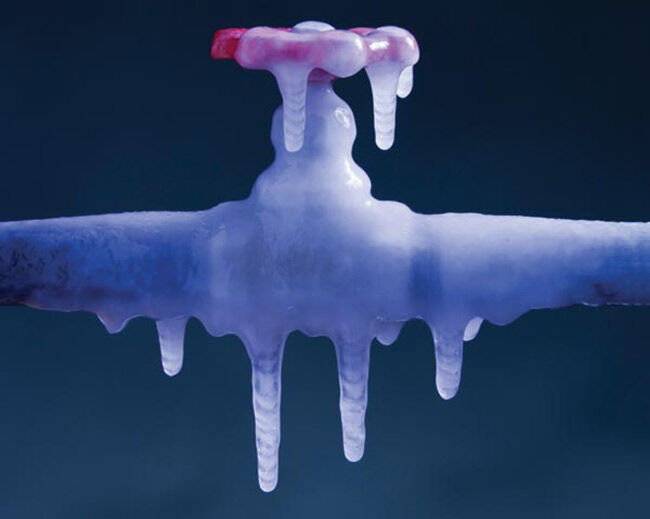 لزوم رعایت ایمنی برای جلوگیری از یخ‌زدگی انشعاب آب