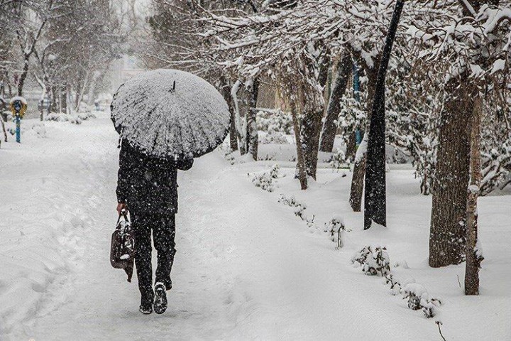 بارش باران و برف در آذربایجان غربی