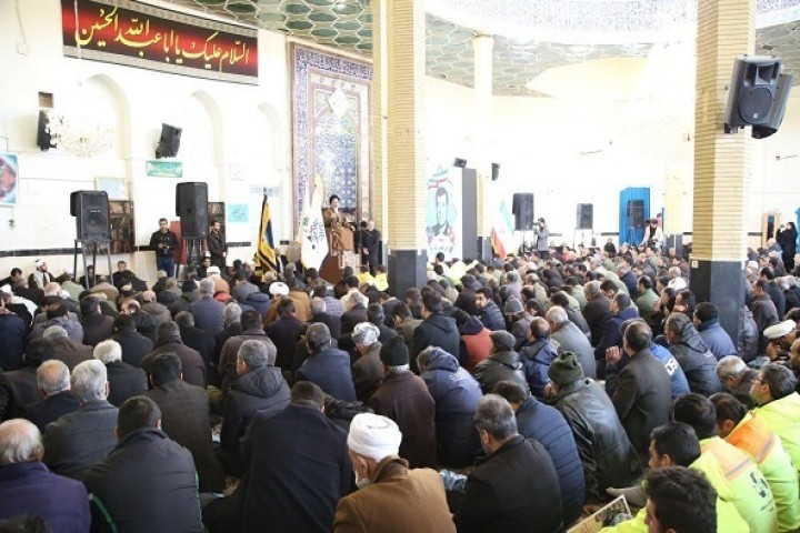 مراسم گرامیداشت حماسه دوم بهمن در مسجد اعظم ارومیه