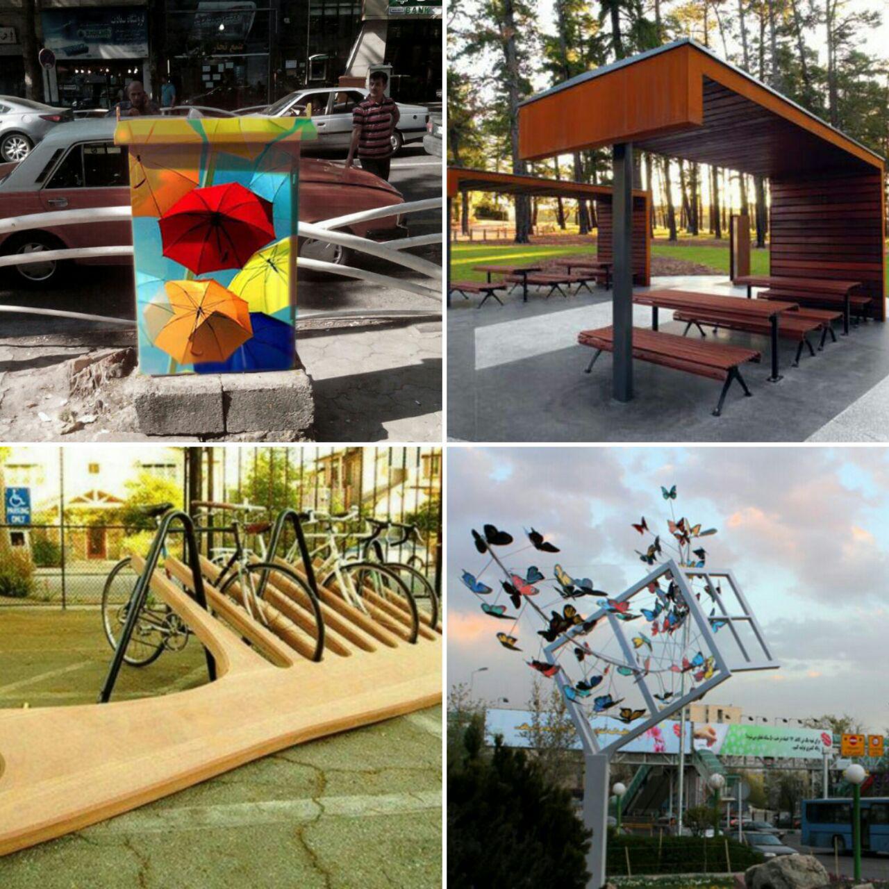 لزوم استفاده از ذهن های خلاق و مدرن در طراحی مبلمان شهری