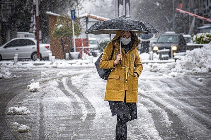 بارش باران و برف و وزش باد در آذربایجان غربی