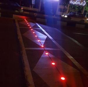 نصب چراغ های ال ایی دی چشمک زن در سطح شهر ارومیه
