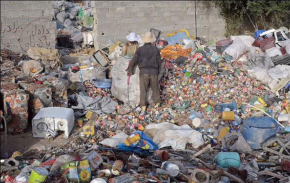 ورودی کلان شهر ارومیه،محل خرید و فروش ضایعات