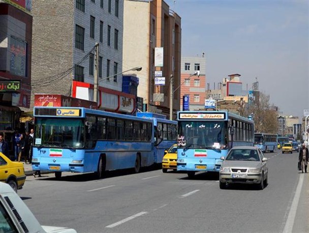 اتوبوس ها عامل اصلی ترافیک شهر ارومیه