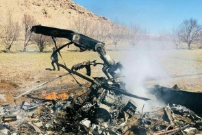 سقوط بالگرد مرزبانی آذربایجان غربی در ارومیه/ خلبان  به شهادت رسید