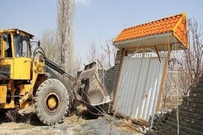  ساخت‌و‌سازهای غیرمجاز در اراضی کشاورزی آذربایجان‌غربی قلع و قمع شد