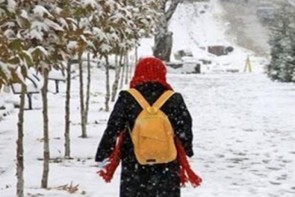برف، مدارس برخی از شهرهای آذربایجان‌غربی را تعطیل کرد