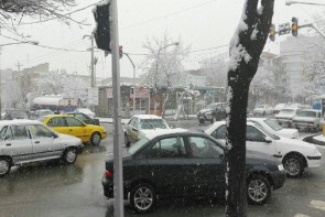 بارش برف نوروزی در سلماس