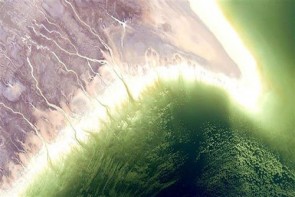دریاچه ارومیه از ایستگاه فضایی چطور دیده می‌شود؟