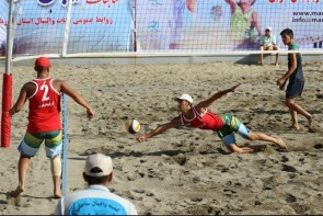آذربایجان غربی قهرمان مسابقات قهرمانی والیبال ساحلی جوانان ایران شد