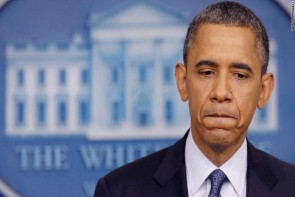 گریه‌های اوباما هنگام قدردانی از همسرش