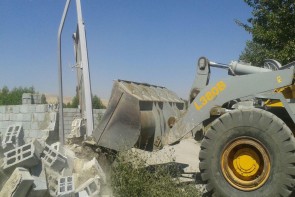 اجرای یک فقره حکم قلع و قمع ساخت و ساز غیرمجاز در اراضی کشاورزی ارومیه