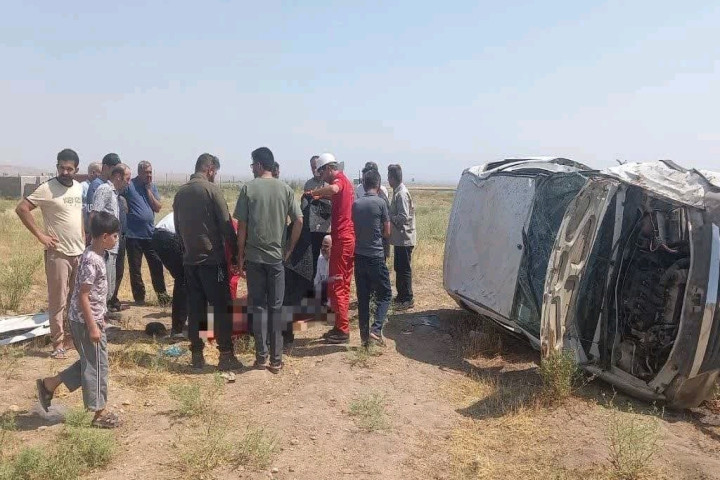 واژگونی مرگبار خودروی ال ۹۰ در محور مرگنلر به پلدشت