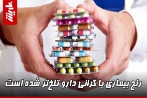 رنج بیماری با گرانی دارو تلختر شده است رنج بیماری با گرانی دارو تلختر شده است