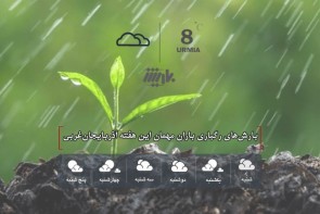 بارش‌های رگباری باران مهمان این هفته آذربایجان‌غربی